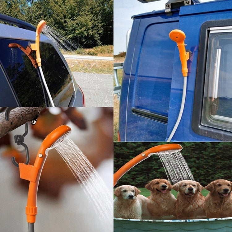12V Portable Outdoor Car Electric Shower Sprinkler Washer (Orange) by buy2fix