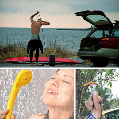 12V Portable Outdoor Car Electric Shower Sprinkler Washer (Yellow) by buy2fix