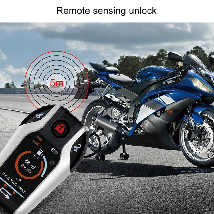 Universal Motorcycle Alarm Bidirectional Anti-theft Device with Induction Remote Control - Theft Protection by buy2fix | Online Shopping UK | buy2fix
