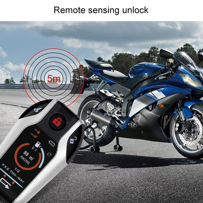 Universal Motorcycle Alarm Bidirectional Anti-theft Device with Induction Remote Control - Theft Protection by buy2fix | Online Shopping UK | buy2fix