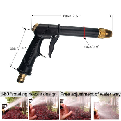 Car / Household Portable High Pressure Wash Water Gun Garden Irrigation(Black) by buy2fix