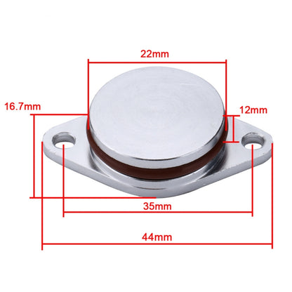 4x22mm Car Swirl Flap Air Intake Aluminum Gasket Remove Repair Kit(Silver) - Engine Fittings by buy2fix | Online Shopping UK | buy2fix