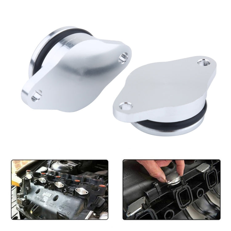 4x33mm Car Swirl Flap Air Intake Aluminum Gasket Remove Repair Kit(Silver) - Engine Fittings by buy2fix | Online Shopping UK | buy2fix