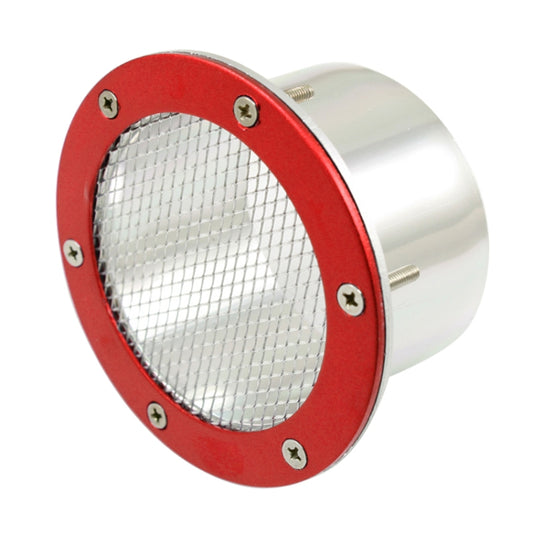 XH-UN017 Car Universal Modified Aluminum Air Inlet Decoration (Red) - Air Intake System by buy2fix | Online Shopping UK | buy2fix