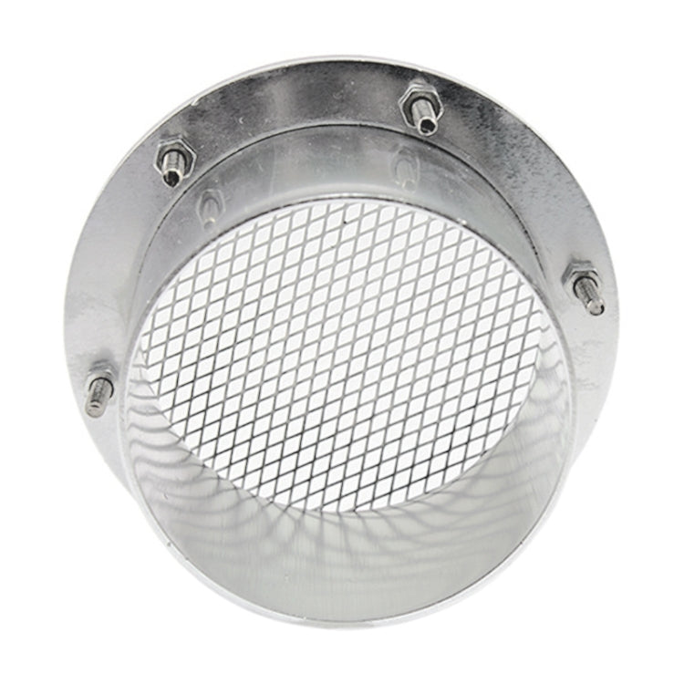XH-UN017 Car Universal Modified Aluminum Air Inlet Decoration (Silver) - Air Intake System by buy2fix | Online Shopping UK | buy2fix