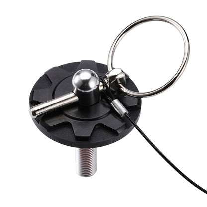 XH-6041 Car Universal Modified Aluminum Alloy Engine Hood Lock Cover(Black) - Locks & Hasps by buy2fix | Online Shopping UK | buy2fix