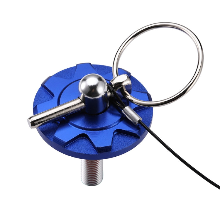 XH-6041 Car Universal Modified Aluminum Alloy Engine Hood Lock Cover(Blue) - Locks & Hasps by buy2fix | Online Shopping UK | buy2fix