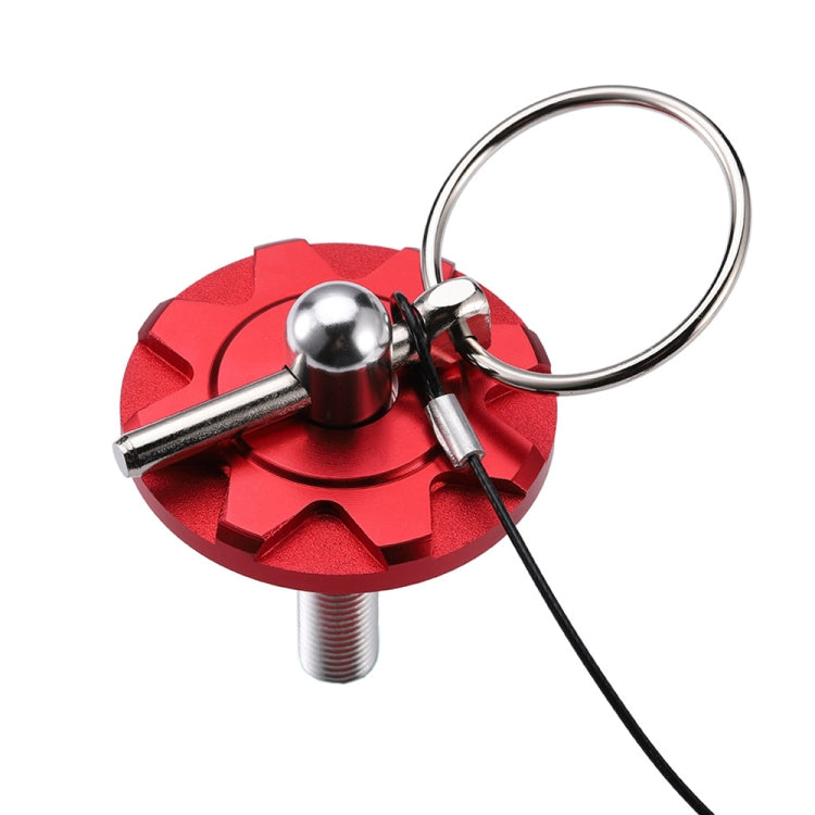 XH-6041 Car Universal Modified Aluminum Alloy Engine Hood Lock Cover(Red) - Locks & Hasps by buy2fix | Online Shopping UK | buy2fix
