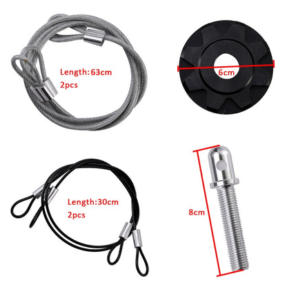 XH-6041 Car Universal Modified Aluminum Alloy Engine Hood Lock Cover(Silver) - Locks & Hasps by buy2fix | Online Shopping UK | buy2fix