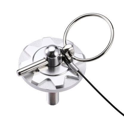 XH-6041 Car Universal Modified Aluminum Alloy Engine Hood Lock Cover(Silver) - Locks & Hasps by buy2fix | Online Shopping UK | buy2fix
