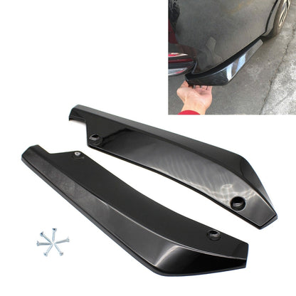 XH-6134 Black Car Universal Modified Rear Spoiler Anti-collision Protector Bar Strip Guard Sticker by buy2fix