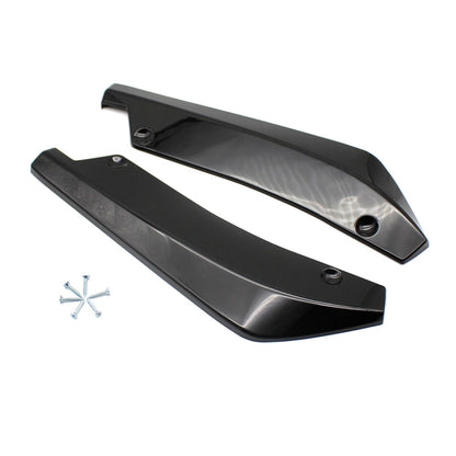 XH-6134 Black Car Universal Modified Rear Spoiler Anti-collision Protector Bar Strip Guard Sticker by buy2fix