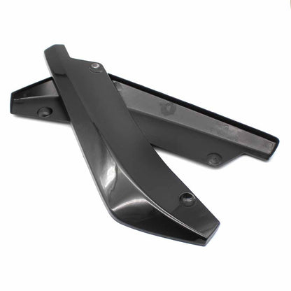 XH-6134 Black Car Universal Modified Rear Spoiler Anti-collision Protector Bar Strip Guard Sticker by buy2fix