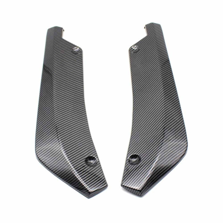 XH-6134 Carbon Texture Car Universal Modified Rear Spoiler Anti-collision Protector Bar Strip Guard Sticker by buy2fix