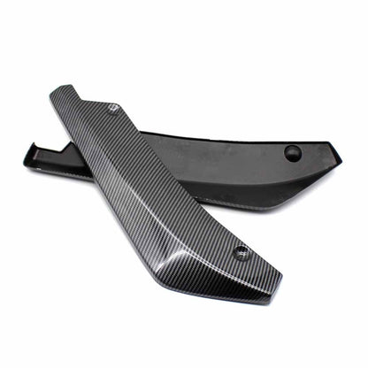 XH-6134 Carbon Texture Car Universal Modified Rear Spoiler Anti-collision Protector Bar Strip Guard Sticker by buy2fix