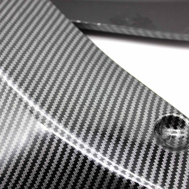 XH-6134 Carbon Texture Car Universal Modified Rear Spoiler Anti-collision Protector Bar Strip Guard Sticker by buy2fix