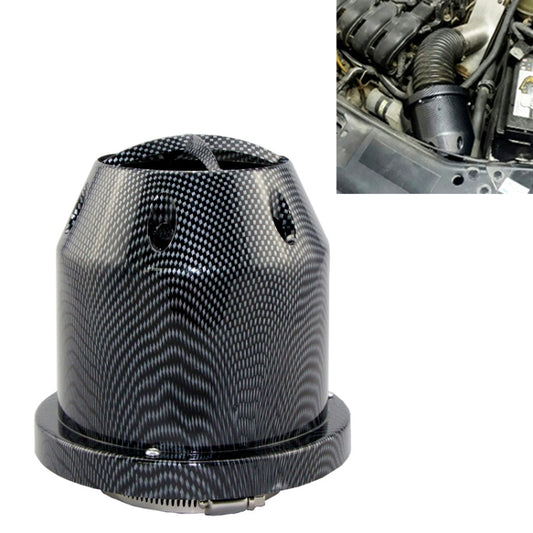 XH-UN005 Car Universal Modified High Flow Mushroom Head Style Intake Filter for 76mm Air Filter (Carbon Fiber Black) - Air Intake System by buy2fix | Online Shopping UK | buy2fix