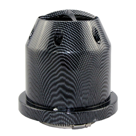 XH-UN005 Car Universal Modified High Flow Mushroom Head Style Intake Filter for 76mm Air Filter (Carbon Fiber Black) - Air Intake System by buy2fix | Online Shopping UK | buy2fix