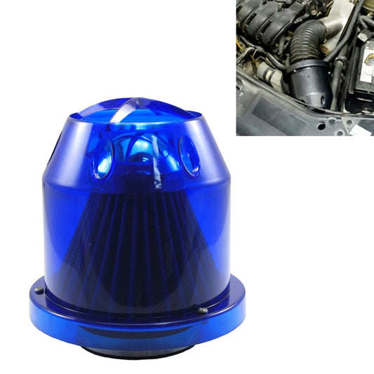 XH-UN005 Car Universal Modified High Flow Mushroom Head Style Intake Filter for 76mm Air Filter (Blue) - Air Intake System by buy2fix | Online Shopping UK | buy2fix