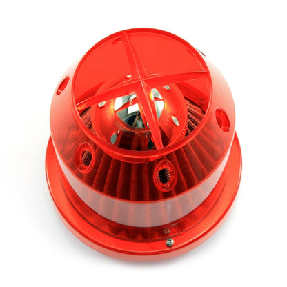 XH-UN005 Car Universal Modified High Flow Mushroom Head Style Intake Filter for 76mm Air Filter (Red) - Air Intake System by buy2fix | Online Shopping UK | buy2fix