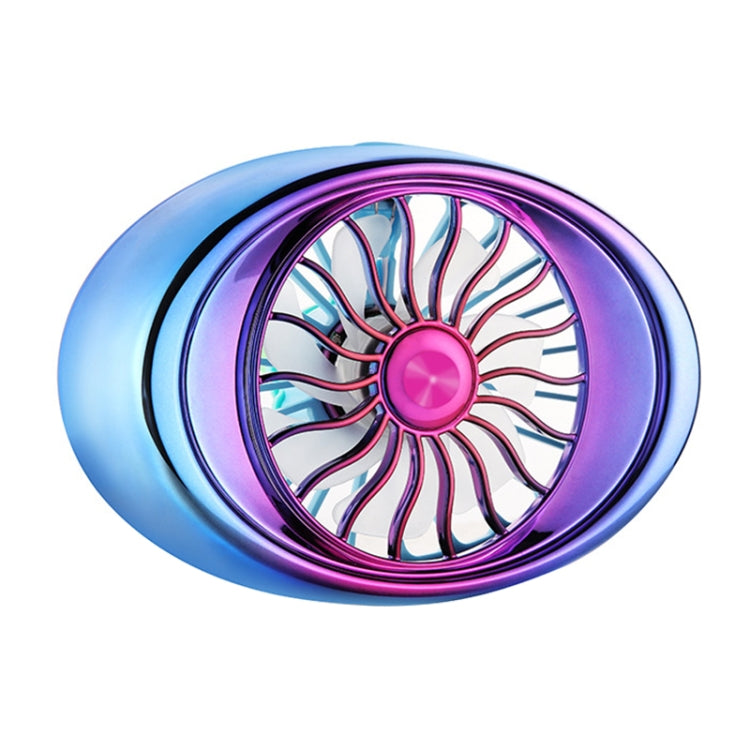 Car Vent Fan Multi-function USB Interface LED Lamp Portable Fan by buy2fix