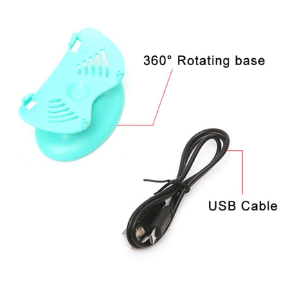 Car Vent Fan Multi-function USB Interface LED Lamp Portable Fan by buy2fix