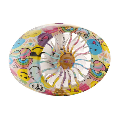 Car Vent Fan Multi-function USB Interface LED Lamp Portable Fan by buy2fix