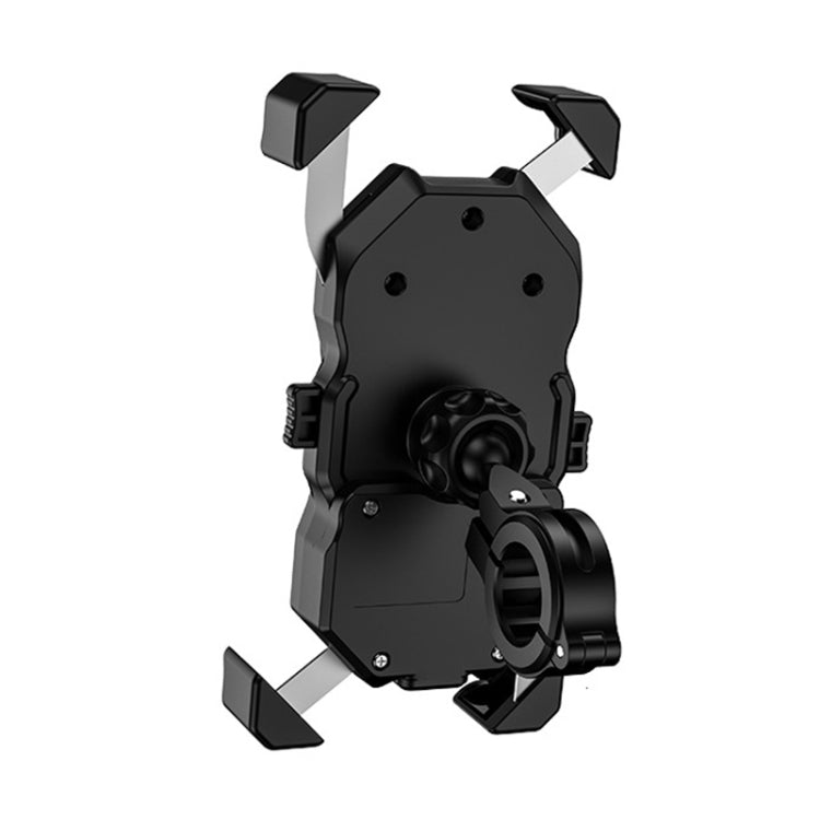 Motorcycle / Bicycle Semi-automatic Contraction Fixing Bracket Phone Holder by buy2fix