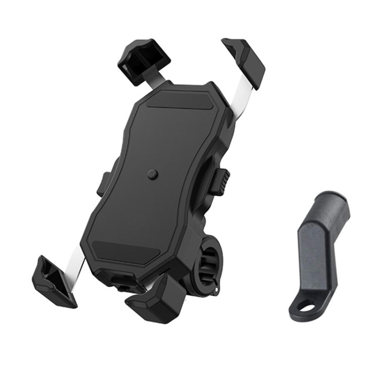 Motorcycle / Bicycle Semi-automatic Contraction Fixing Bracket Phone Holder by buy2fix