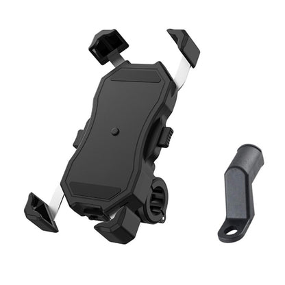 Motorcycle / Bicycle Semi-automatic Contraction Fixing Bracket Phone Holder by buy2fix