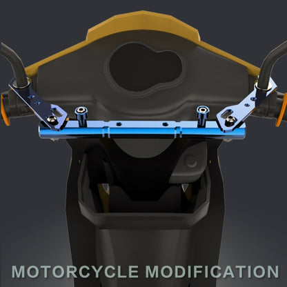 Motorcycle Modified GPS Navigation Mobile Phone Bracket Balance Bar Fixed for Kymco Downtown 300i 350i (Black) by buy2fix