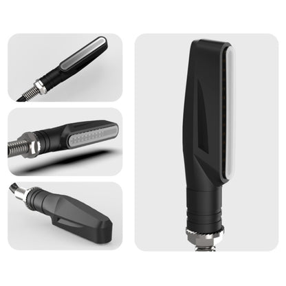 2 PCS D12V / 1W Motorcycle LED Waterproof Side Lights Turn Signal Light(Red Light) by buy2fix