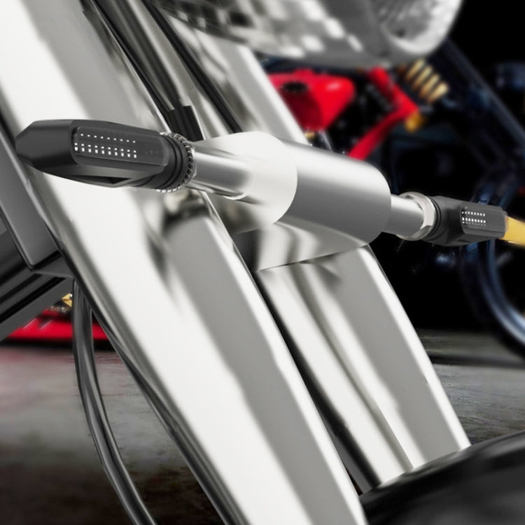 2 PCS D12V / 1W Motorcycle LED Waterproof Dynamic Blinker Side Lights Flowing Water Turn Signal Light (Blue Light) by buy2fix