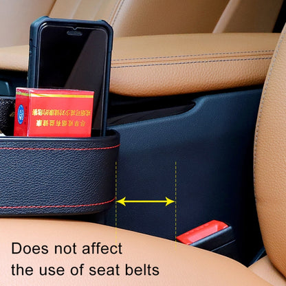 2 PCS Car Multi-functional Console Box Cup Holder Seat Gap Side Storage Box (Black) - Stowing Tidying by buy2fix | Online Shopping UK | buy2fix
