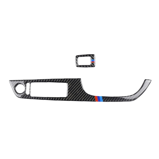 2 in 1 Three Color Carbon Fiber Car Right Driving Lifting Panel Decorative Sticker for BMW E92 2005-2012 by buy2fix