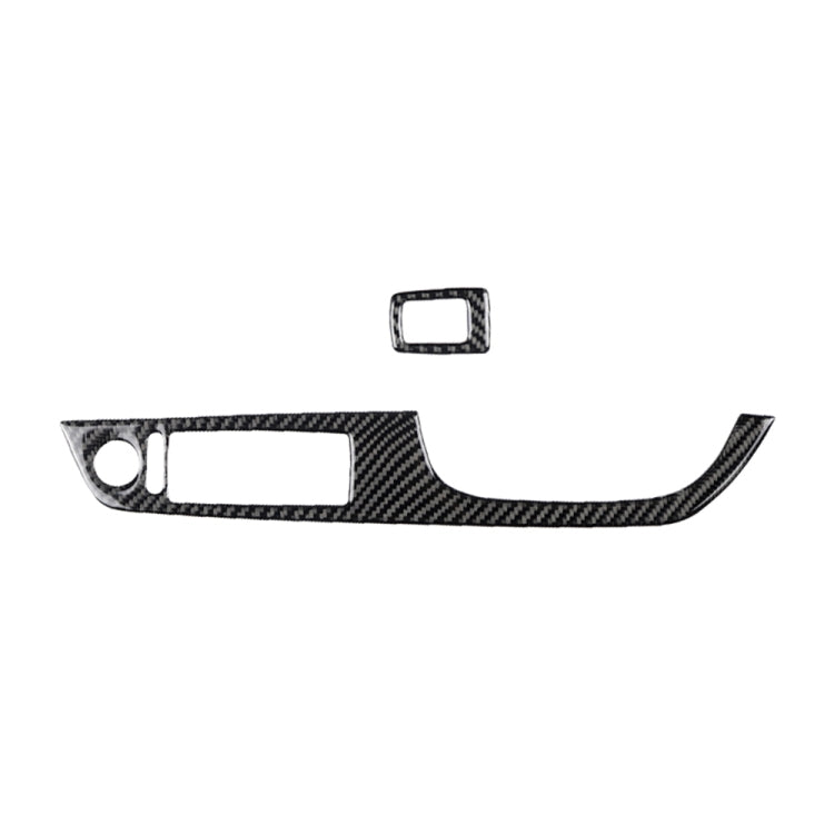 2 in 1 Carbon Fiber Car Right Driving Lifting Panel Decorative Sticker for BMW E92 2005-2012 by buy2fix