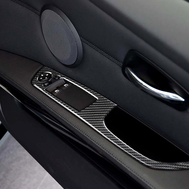 2 in 1 Carbon Fiber Car Right Driving Lifting Panel Decorative Sticker for BMW E92 2005-2012 by buy2fix
