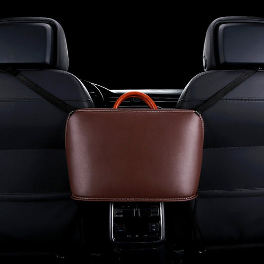 Car Front Seat Hanging Bag Storage Bag (Coffee) by buy2fix