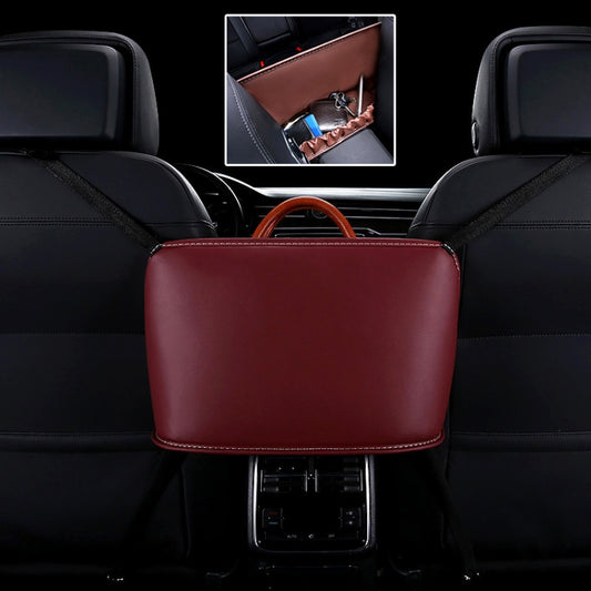Car Front Seat Hanging Bag Storage Bag (Wine Red) by buy2fix