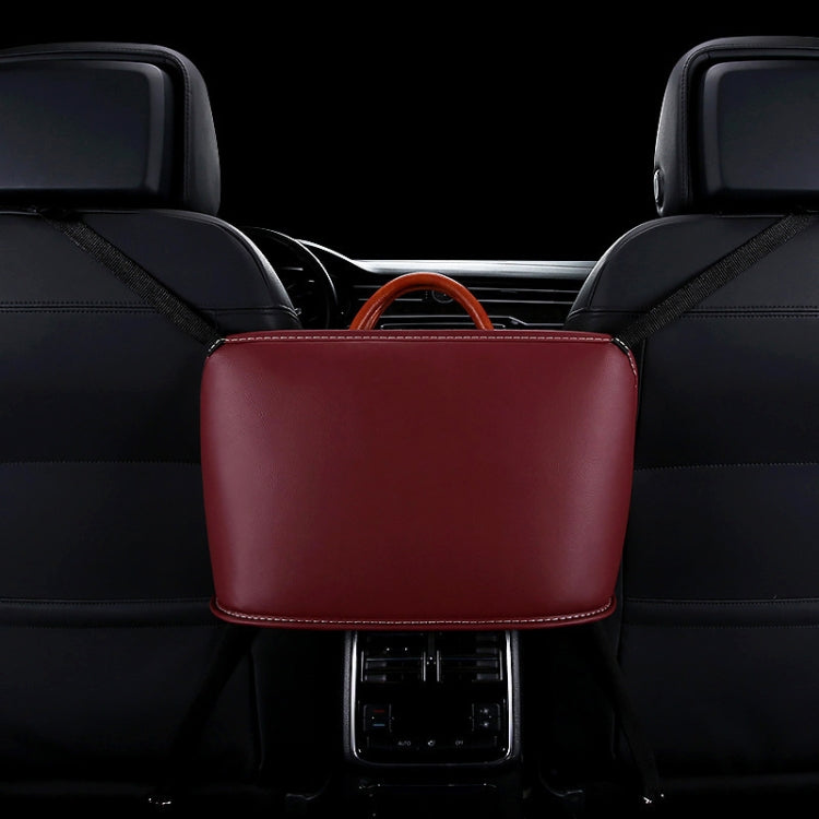 Car Front Seat Hanging Bag Storage Bag (Wine Red) by buy2fix