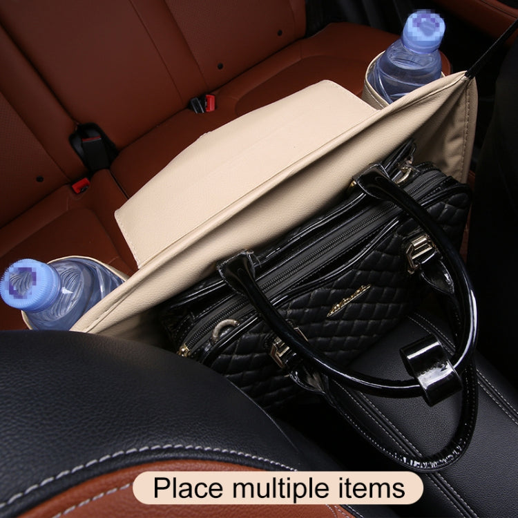 Car Front Seat Hanging Bag Paper Towel / Water Cup Storage Bag(Red) by buy2fix