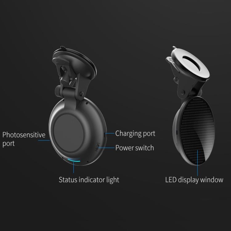 EM01 Car Bluetooth Intelligent LED Expression Sticker Emoticons APP Manual Control by buy2fix