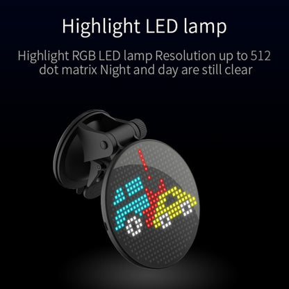 EM01 Car Bluetooth Intelligent LED Expression Sticker Emoticons APP Manual Control by buy2fix