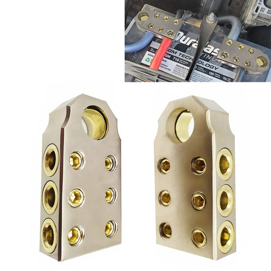 1 Pair Car Audio Modified Battery Connector Lead Acid Battery Terminal Connector - Booster Cable & Clip by buy2fix | Online Shopping UK | buy2fix