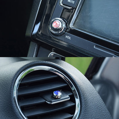 6 in 1 Car Diamond Sticker Set Personality Crystal Decoration (Blue) by buy2fix