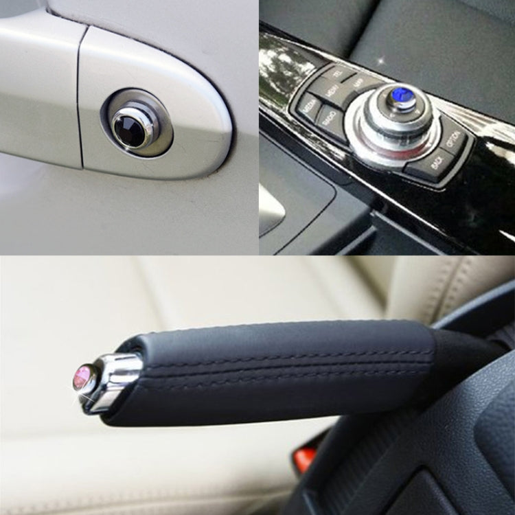 6 in 1 Car Diamond Sticker Set Personality Crystal Decoration (Blue) by buy2fix