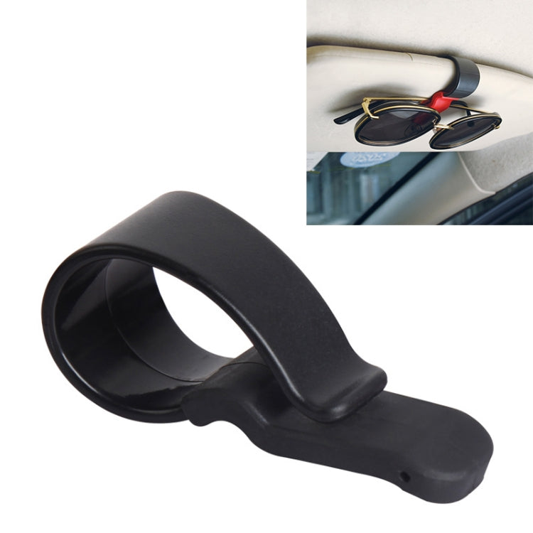 Multifunctional Car Glasses Mount Holder Card Bill Storage Clip(Black) by buy2fix