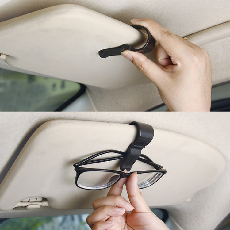 Multifunctional Car Glasses Mount Holder Card Bill Storage Clip(Grey) by buy2fix