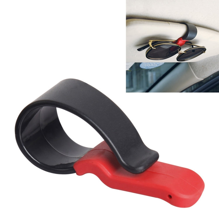 Multifunctional Car Glasses Mount Holder Card Bill Storage Clip(Red) by buy2fix