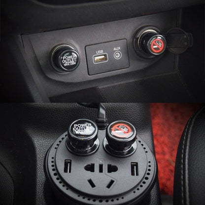 2 PCS / Set Car Cigarette Lighter Dust Cover Plug - Auto Fastener & Clips by buy2fix | Online Shopping UK | buy2fix